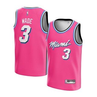 Miami Heat Nike City Edition Vice Versa Nights Blank Swingman Jersey Top  Size XL