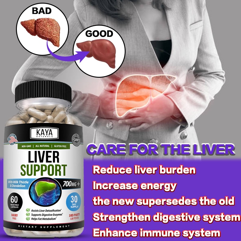 Milk Thistle Silymarin 700mg 60 softgels ,Liver and Kidney Health