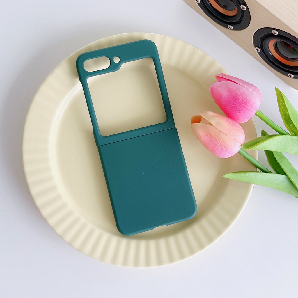 Simple Flip Plain Purity Casing for Samsung Galaxy Z Flip 7FE 6 5 ...