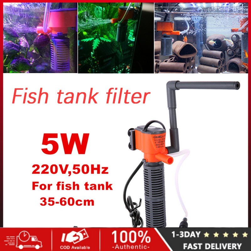 Xilong aquarium small fish tank filter mini aquarium three-in-one built ...