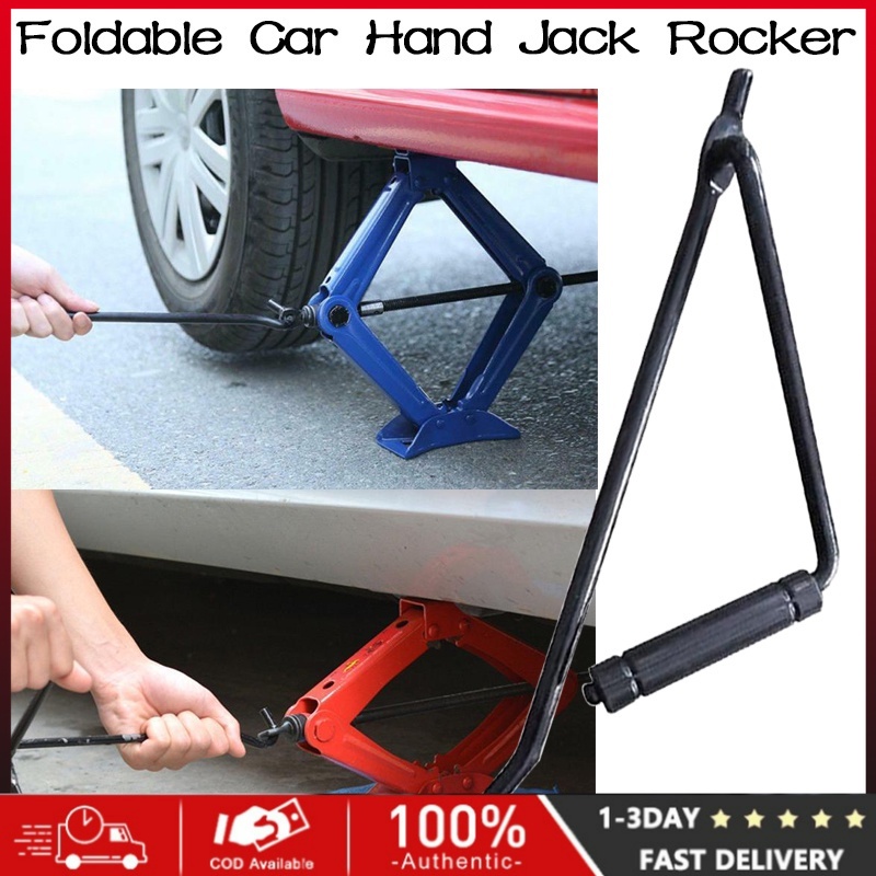 Foldable Car Hand Jack Rocker For Car Jack Folding Handle Scissor Jack