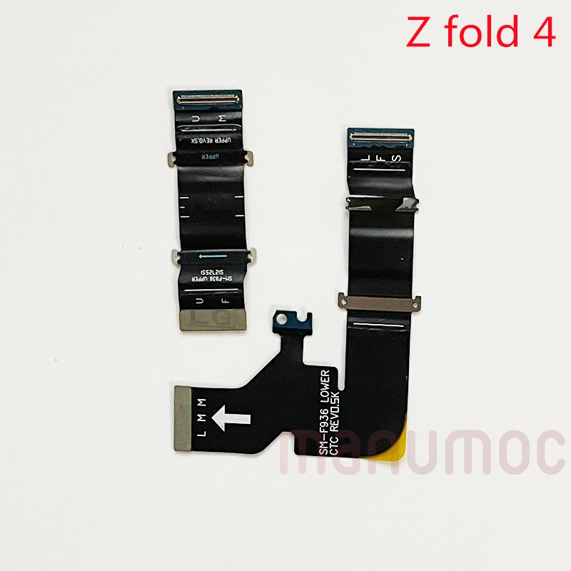 2pcs=1pair Spin Axis LCD Connection Flex Cable For Samsung Z Fold 1 2 3 ...