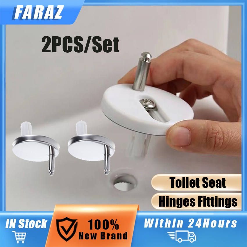 2Pcs/Set 6cm Toilet Seat Screw Toilet Seat Hinge for toilet seat cover