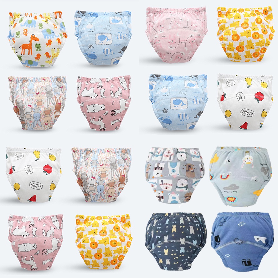 Children's Training Pants Underpants Washable Diaper Pockets Learning