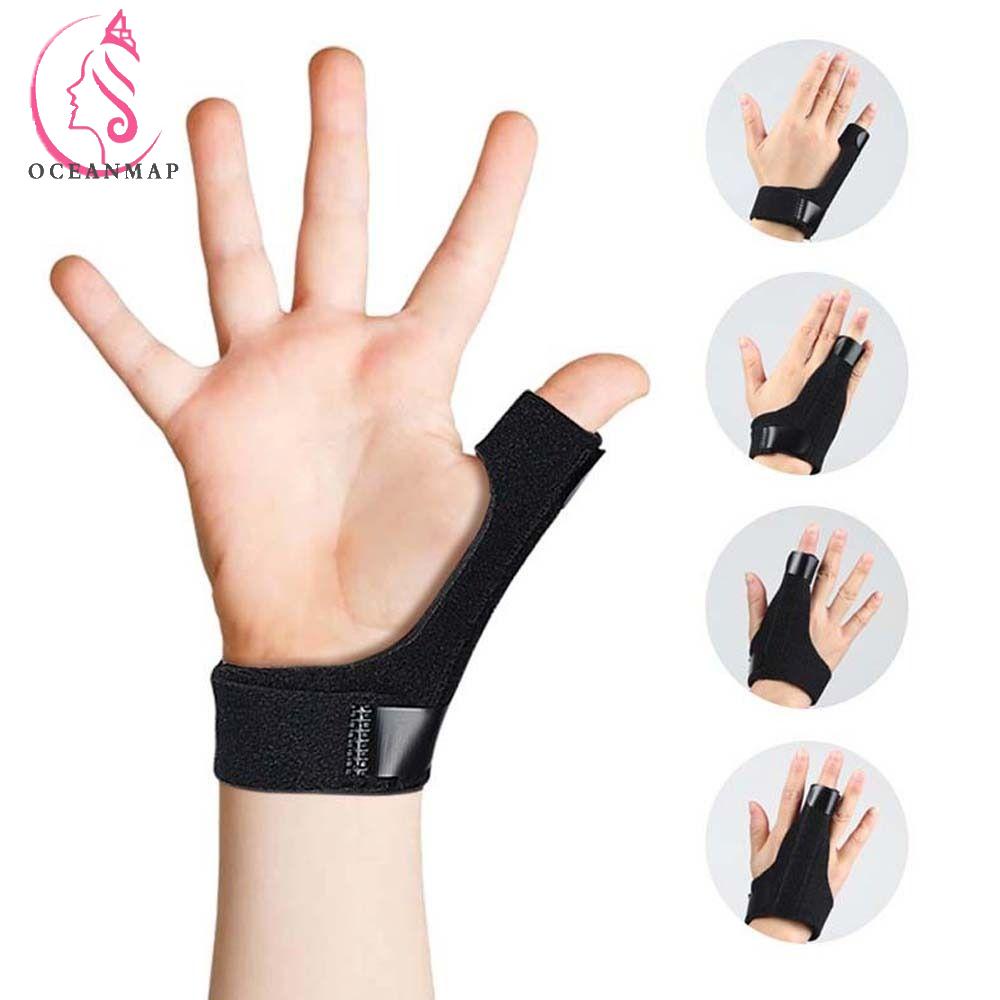 OCEANMAP Finger Splints Brace Children Black Wrist Sprain Strap Joint ...