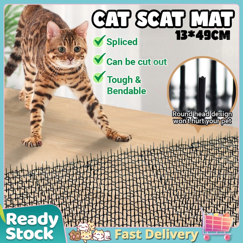 PETS STORY Cat Scat Mat with Spikes Deterrent Mat Cat Repellent Mats