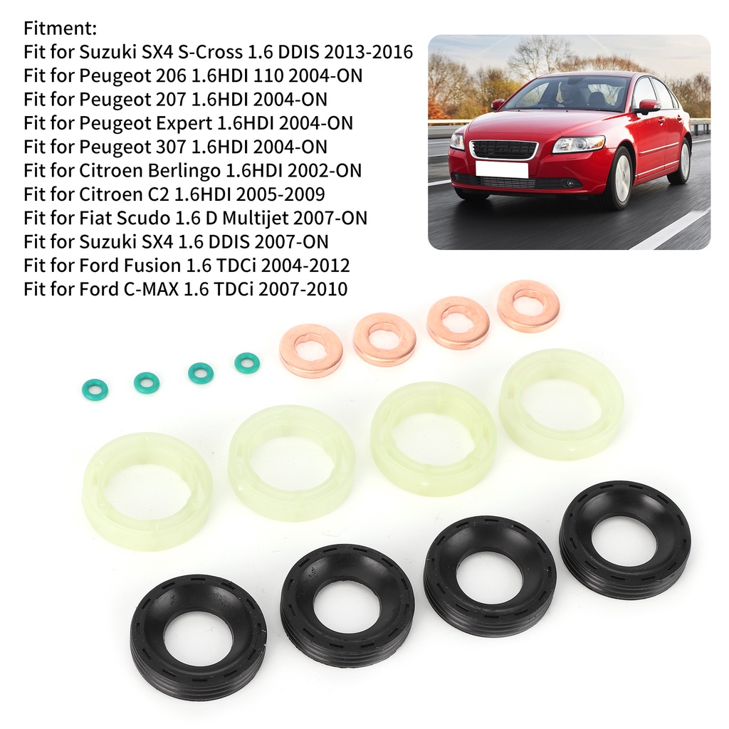 [CSS] Diesel Injector Sealing Washer ORing 1314368 Replacement Fit For