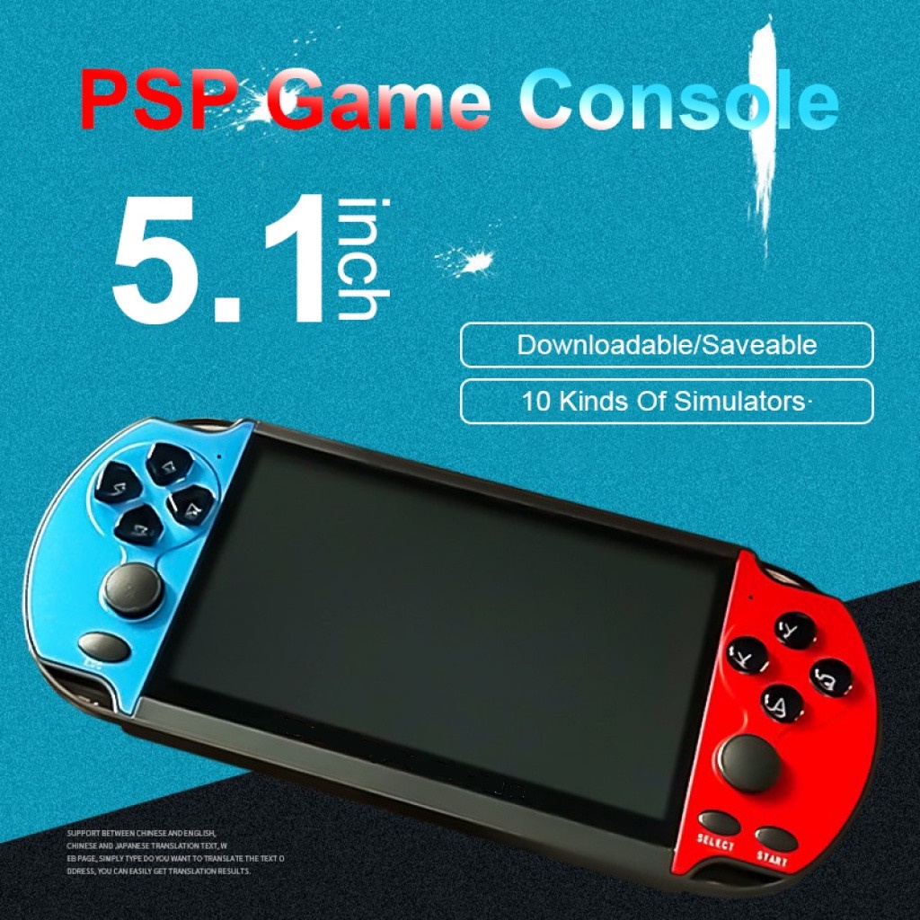 X7 Plus Game Console PSP Games 5.1 Inch HD LCD Video Game Double Rocker  Handheld Gameboy | Shopee Philippines