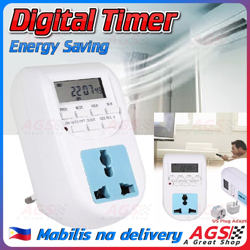 Digital Timer AL06 Electronic Digital Mains EU Plug In Timer Switch
