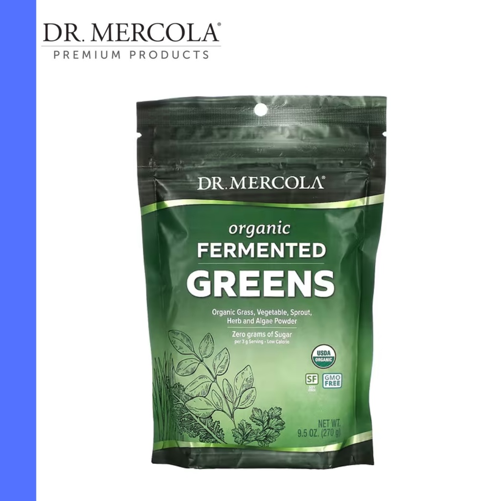 Dr. Mercola | Dr. Mercola, Organic Fermented Greens, 9.5 oz (270 g ...