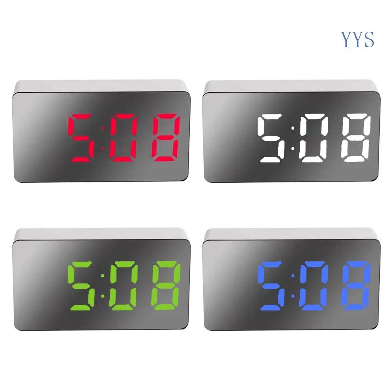 YYS Mini Electronic Digital Alarm Clock Multifunction Large Screen Car ...