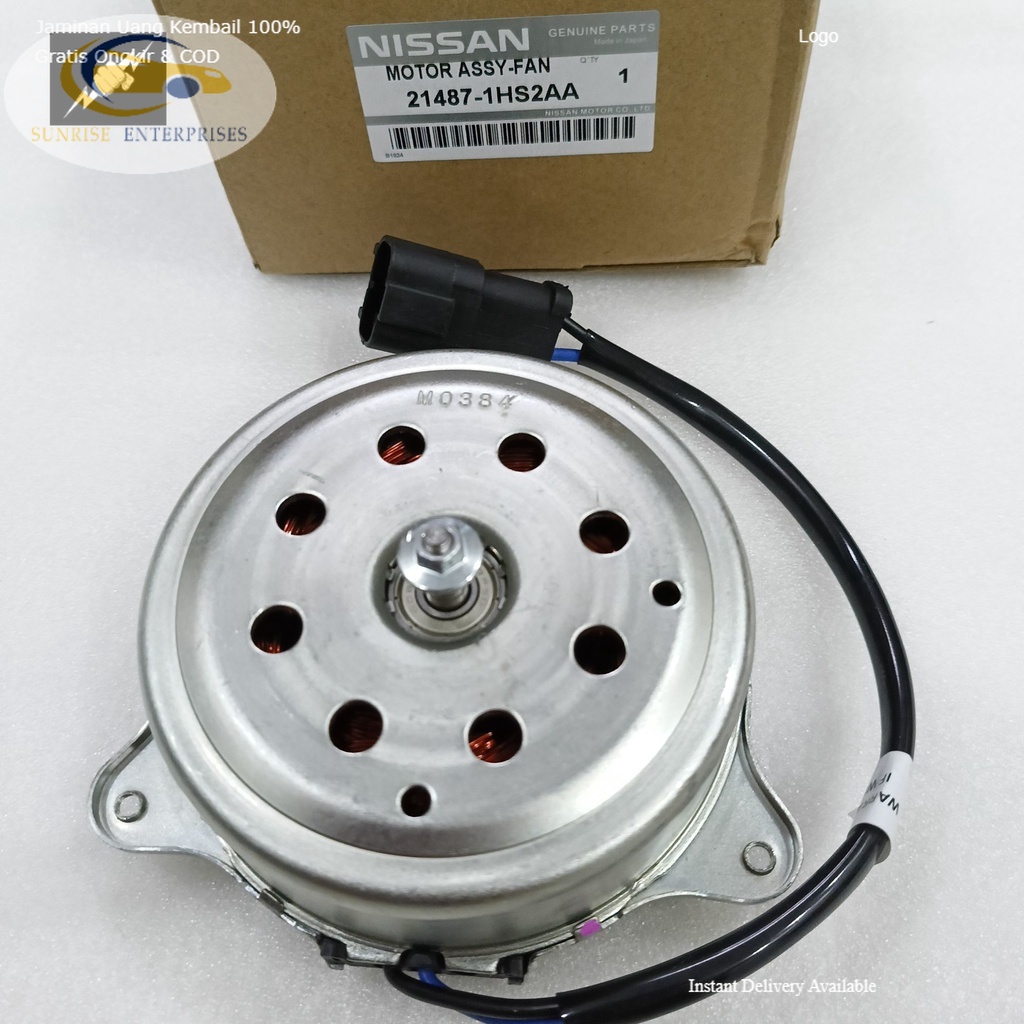 Nissan Almera 2 PIN Fan Motor Radiator / Condenser 21487-1HS2AA ...