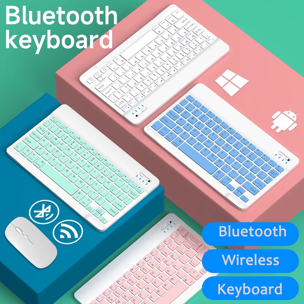 Rechargeable Keyboard with Mouse for Realme Pad 2 11.5 2023 X