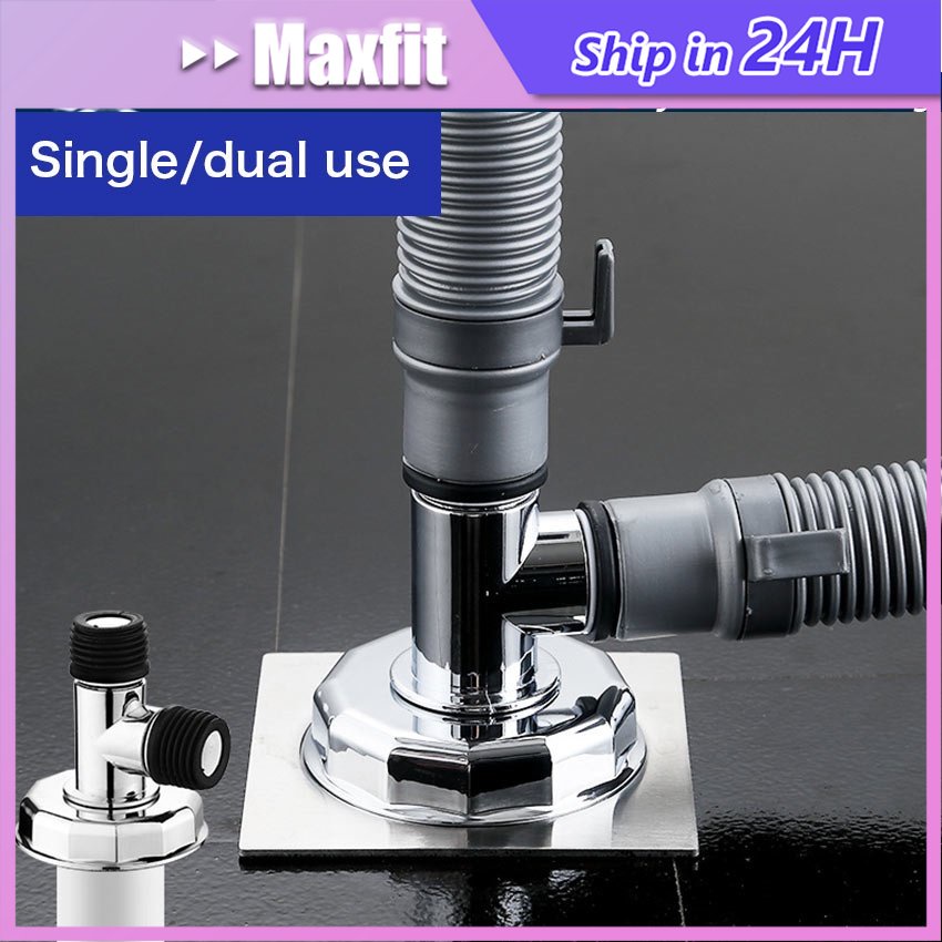 MESIN Floor Drain Washing Machine Tee Connector Floor Drain Connector