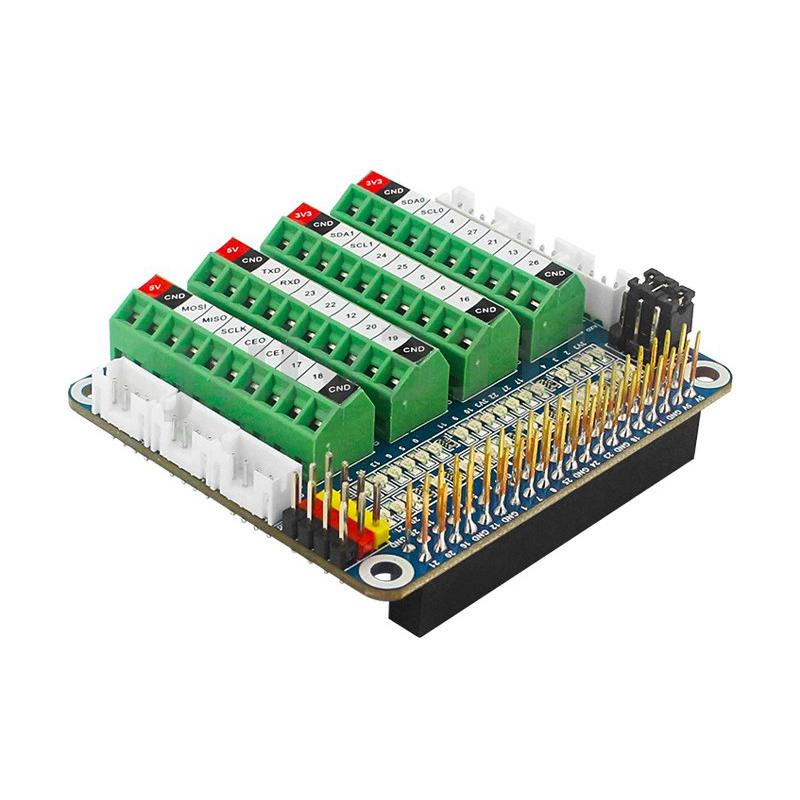Raspberry Pi GPIO Test Expansion Board PCF8591 Module Onboard LED IO ...