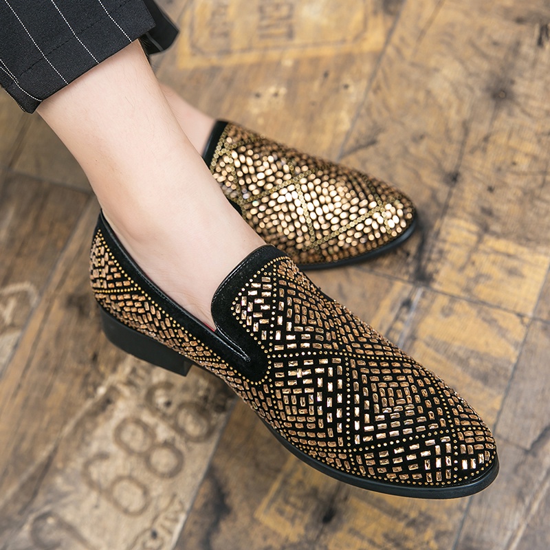 Men's Fashion Leather Formal Shoe Office Shoes Work Large Size Leather