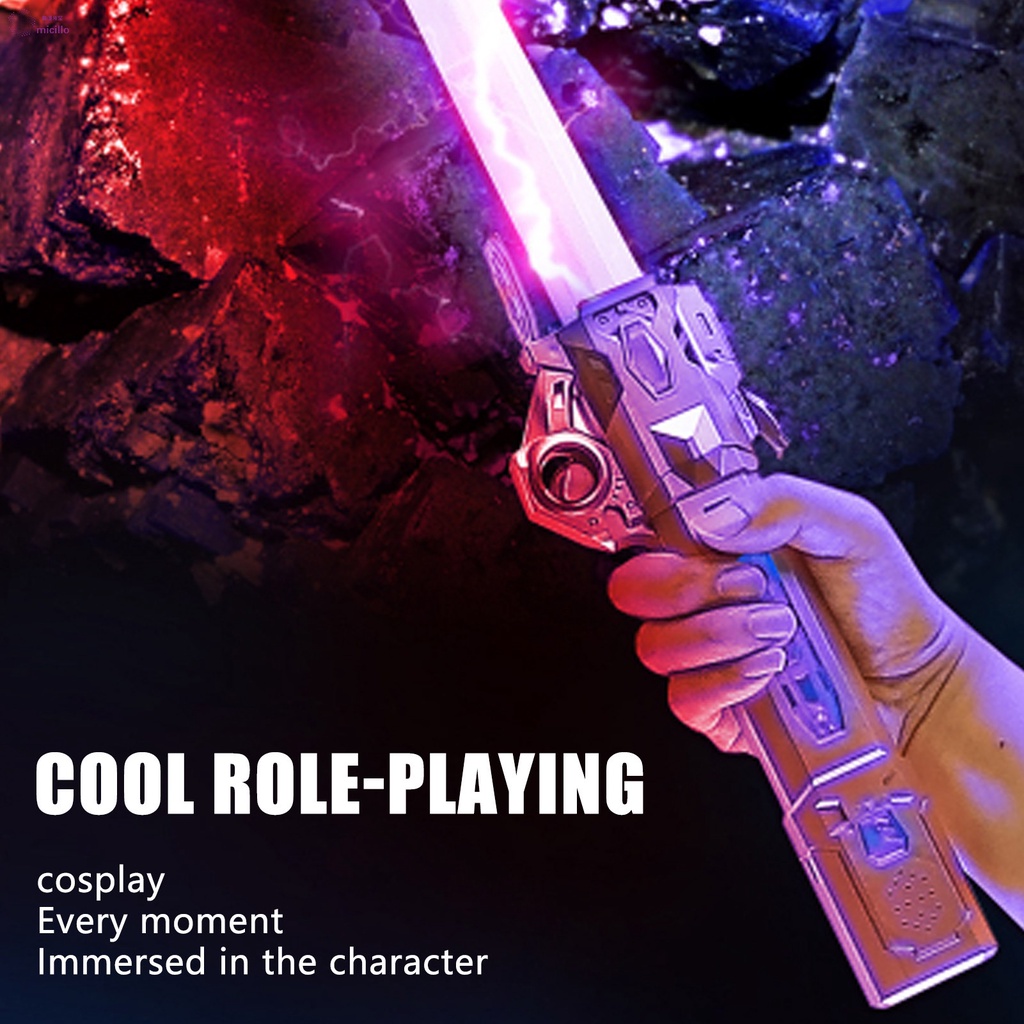 Telescopic RGB Lightsaber Laser Sword Toy Luminous Dueling Lightsaber