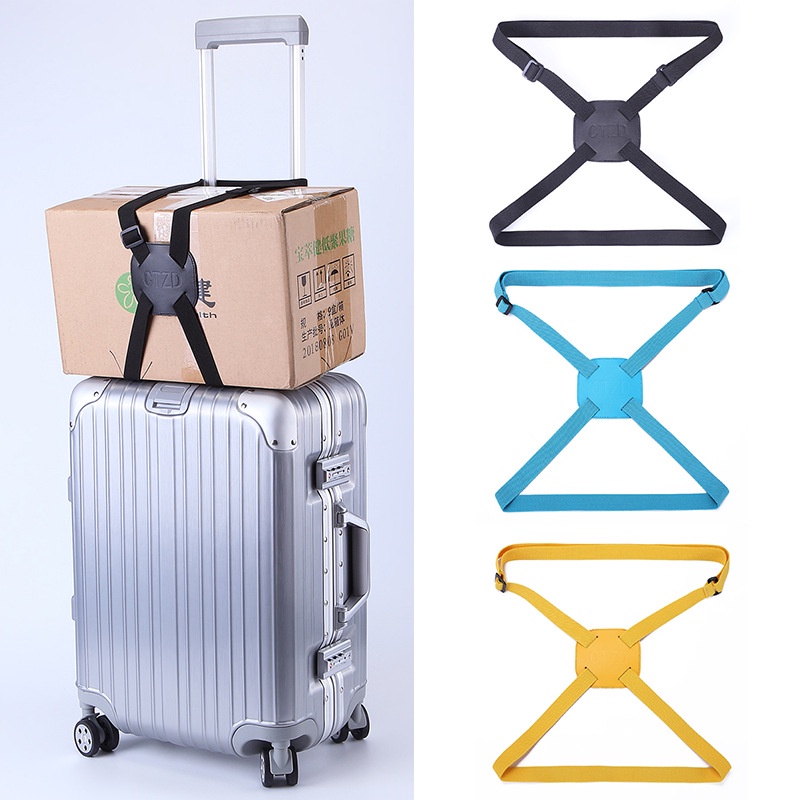 Travel Elasticity Luggage Belt Elastic Telescopic Suitcase Fixed Trolley  Adjustable Security Binding Parts Accessories [DP]