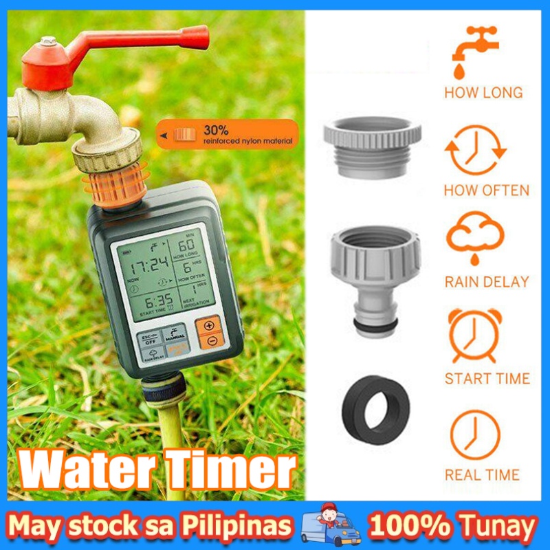 Digital Water Timer with Self Watering Misting Drip Kit Irrigation