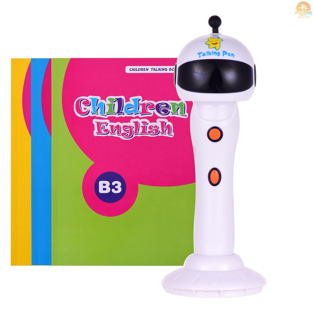IN STock Digital Children English Talking Pen with 3 Interactive Books ...