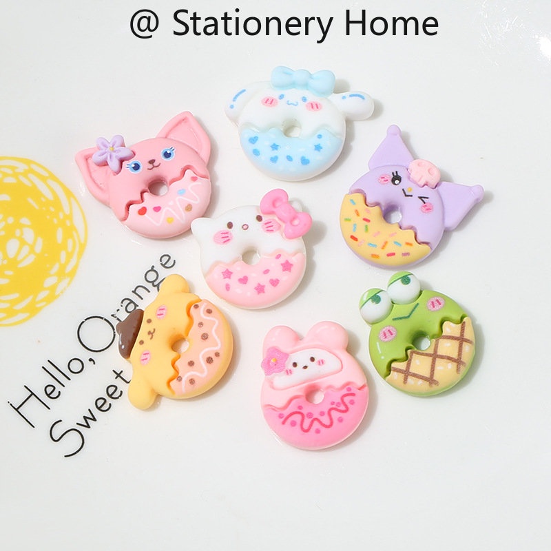 Cartoon Animal Donut Fridge Magnets Refrigerator Sticker Refrigerator ...