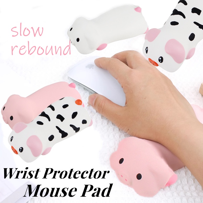 Cute 3D Wrist Rest Pad Memory Foam Mouse Slow Rebound Pad for Keyboard ...