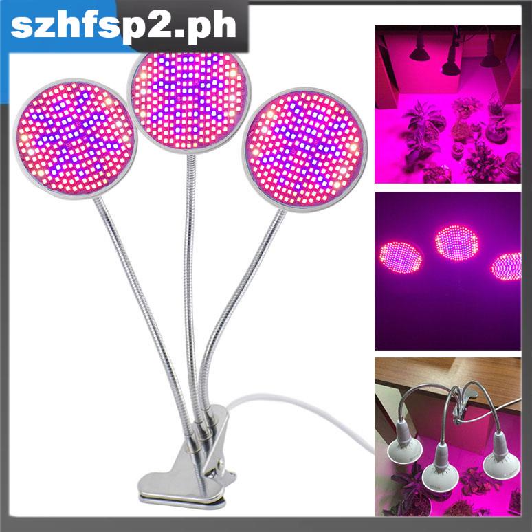 3 head 200 led grow light growlight full spectrum plant lamp hydro UV ...