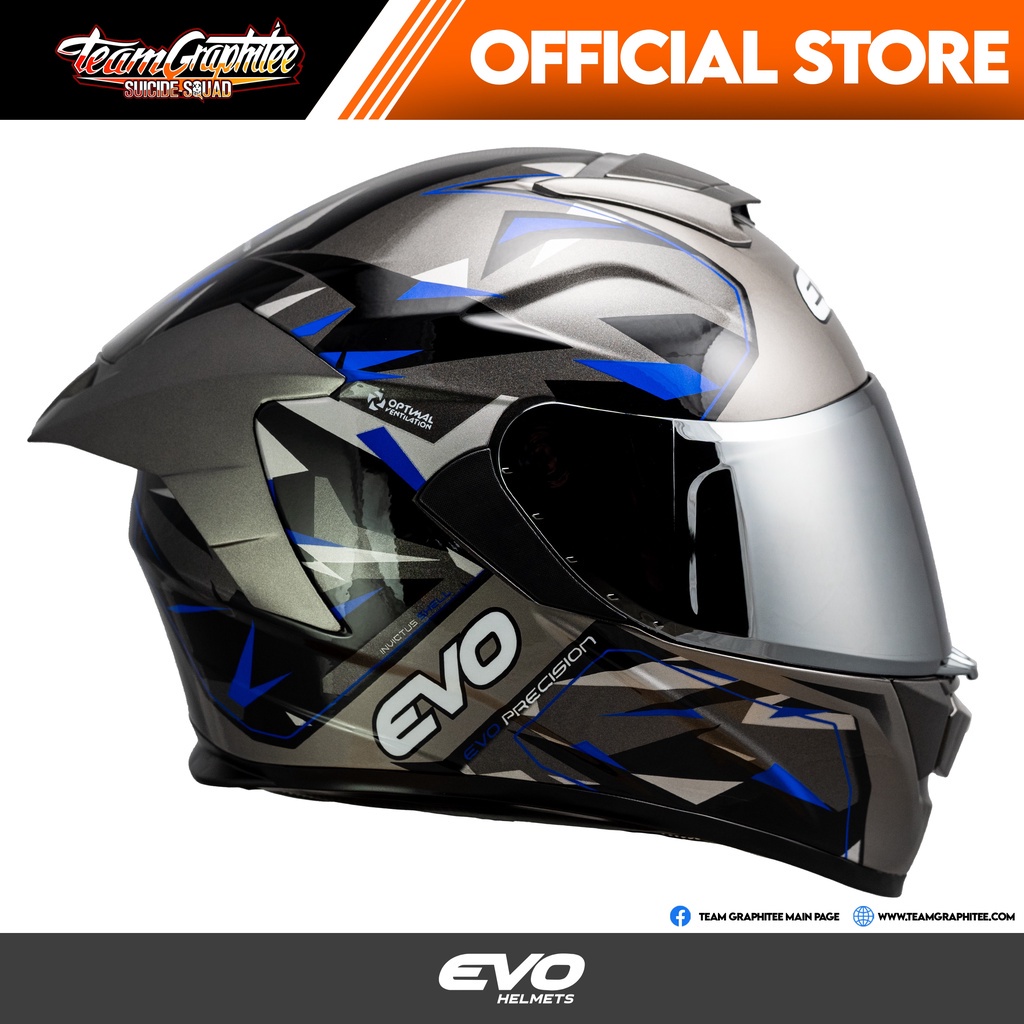 Team graphitee best sale evo helmet