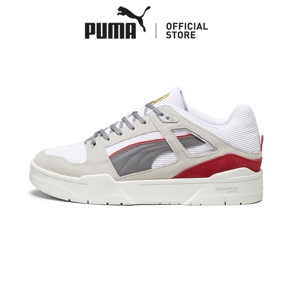 New Puma Unisex Scuderia Ferrari Slipstream Sneakers White Shopee