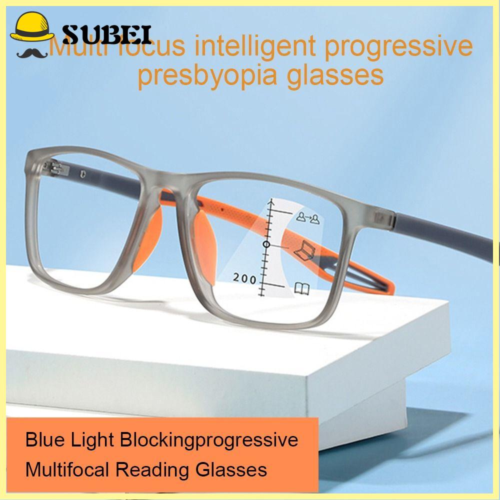 SUBEI1I Eyeglasses Sports Reading Glasses Men Women Progressive