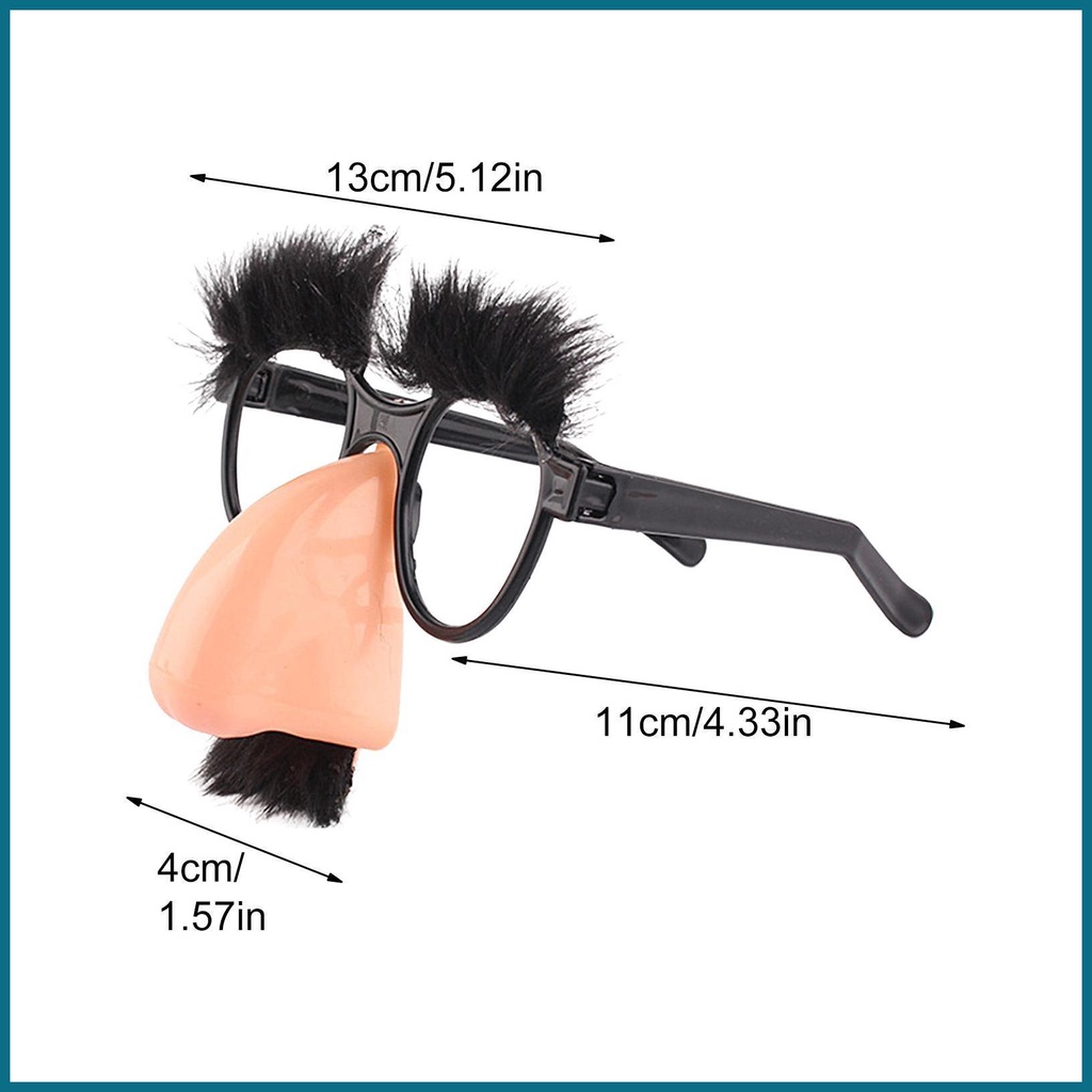 Disguise Glasses Big Nose Glasses with Eyebrows Mustache Silly Funny Photo Props Halloween Party Eyeglasses Novelty luph Shopee Philippines