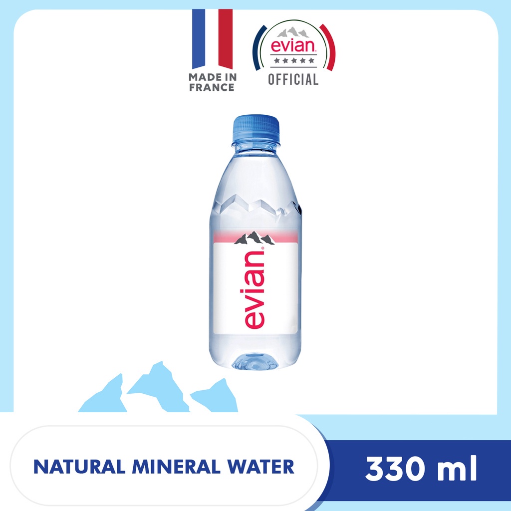 EVIAN Natural Mineral Water 330ml | Shopee Philippines