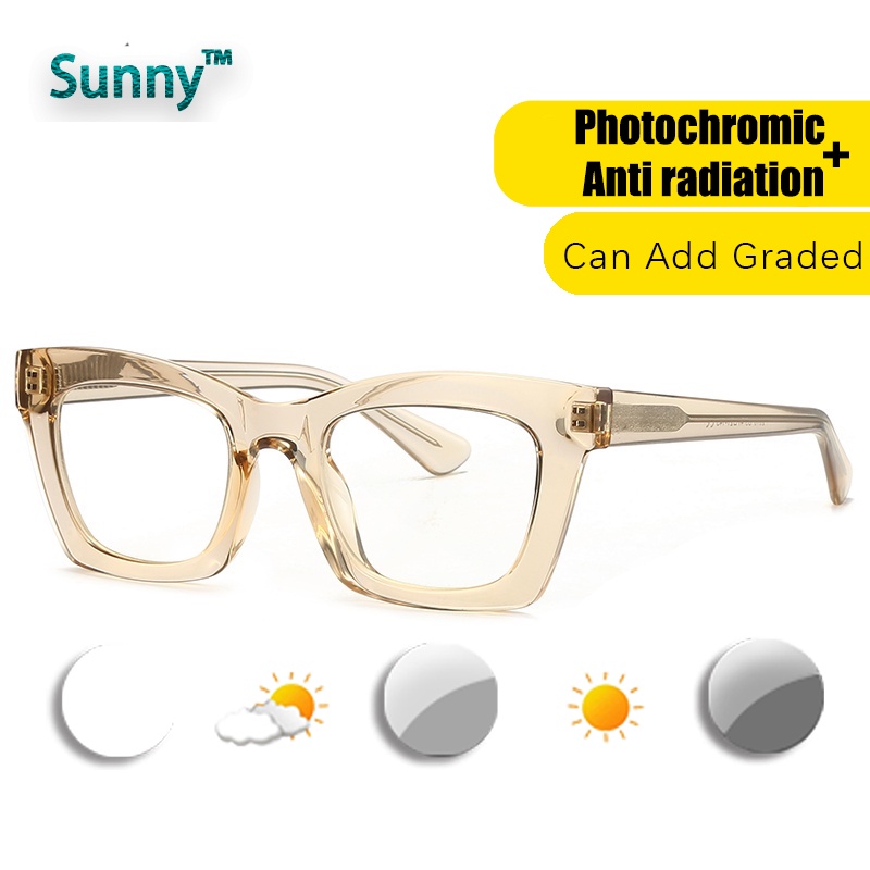 Graded Photochromic Anti Radiation Computer Glasses With Grade Men ...