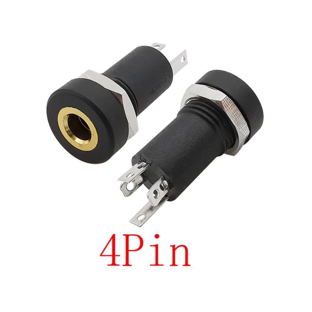 HARRIETT 3.5MM Audio Jack Audio Products Accessory 4 Pin Gilded Mouth ...
