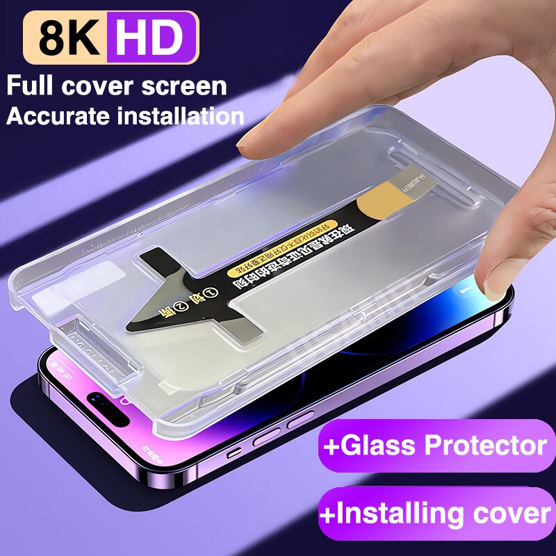 Easy Install Hd/Privacy Tempered Glass Screen Protector iPhone 11 12 13 ...