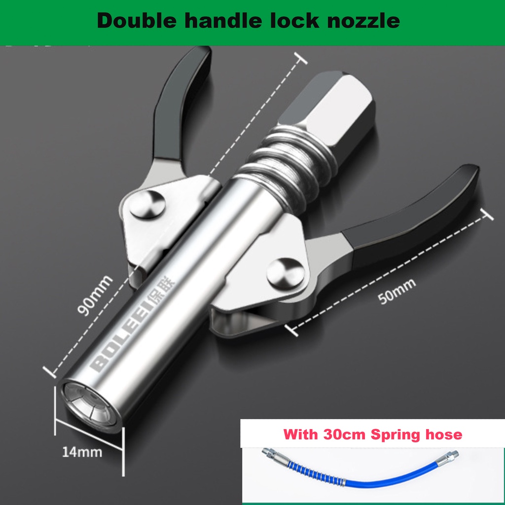 Quick Release Car Grease Gun Nozzle Tip Set Heavy Duty Grease Gun