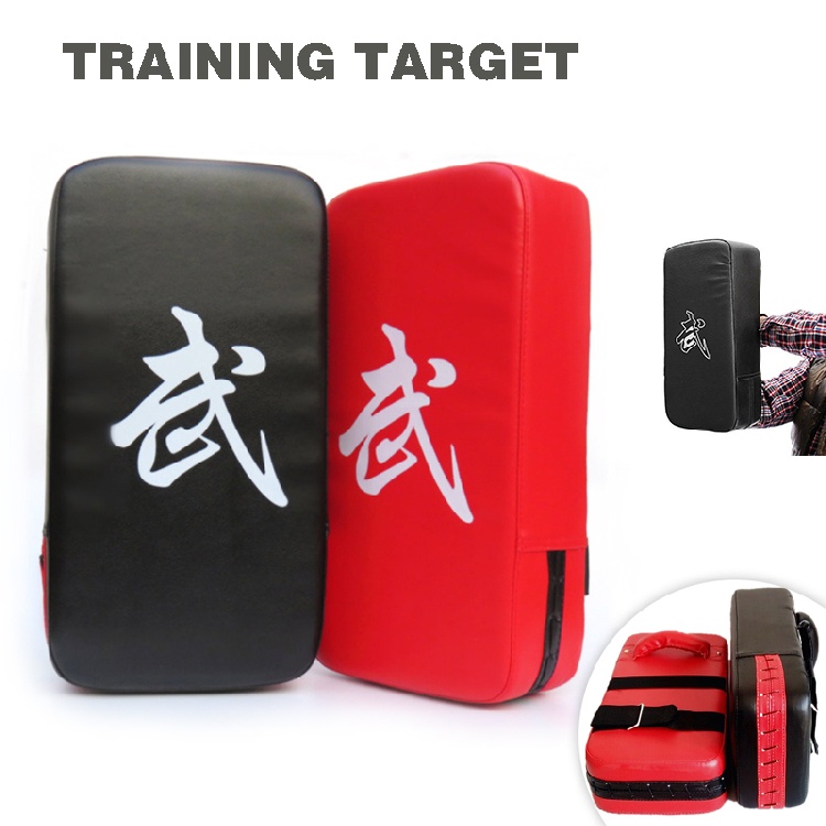 Pu Leather Rectangle Taekwondo Punching Pads Arm Shield Boxing Hand Target Shopee Philippines