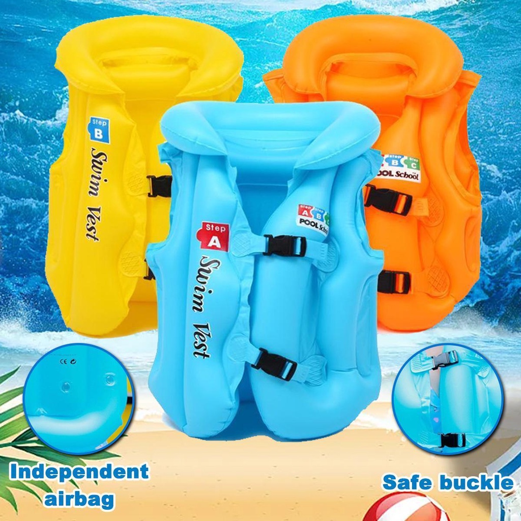 (Cod) Safety Life Jacket Vest For Children's Swimming Floater Water