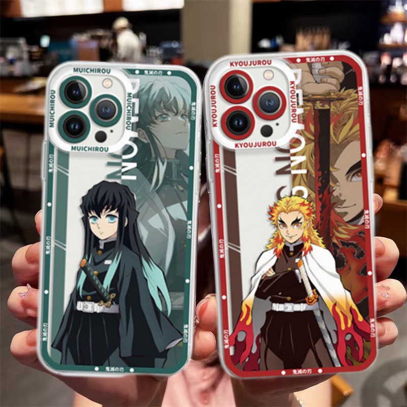 Anime Demon Slayer Phone Casing Compatible for IPhone 14 13 Pro Max 12
