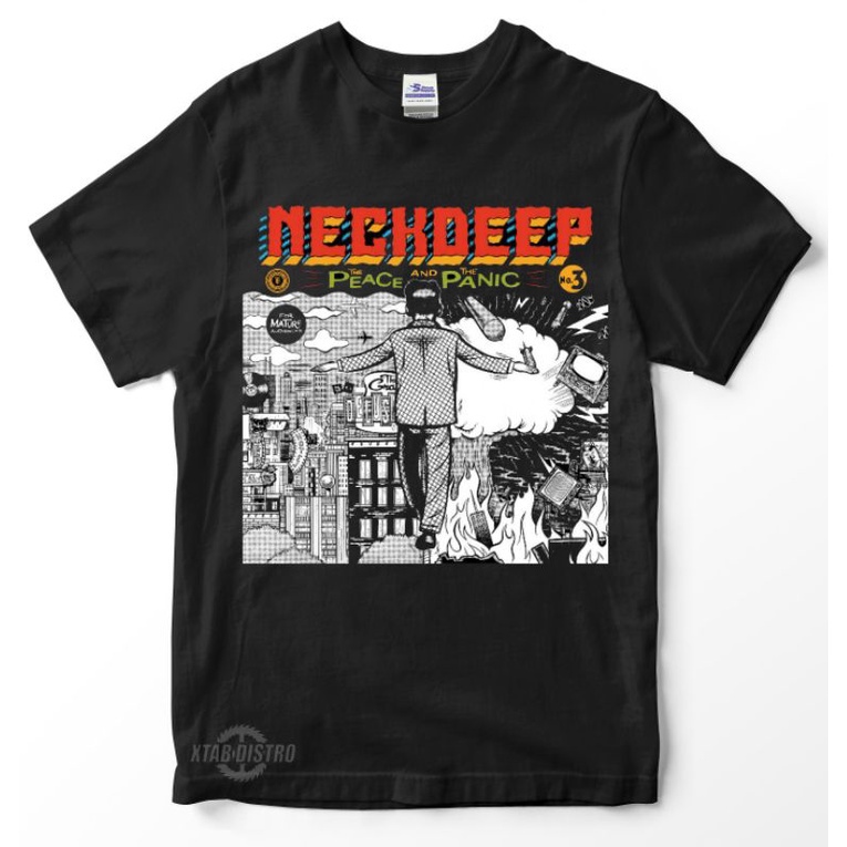 Neckdeep Peace And Panic Premium Tee - Exclusive Neck Deep Band Merch 