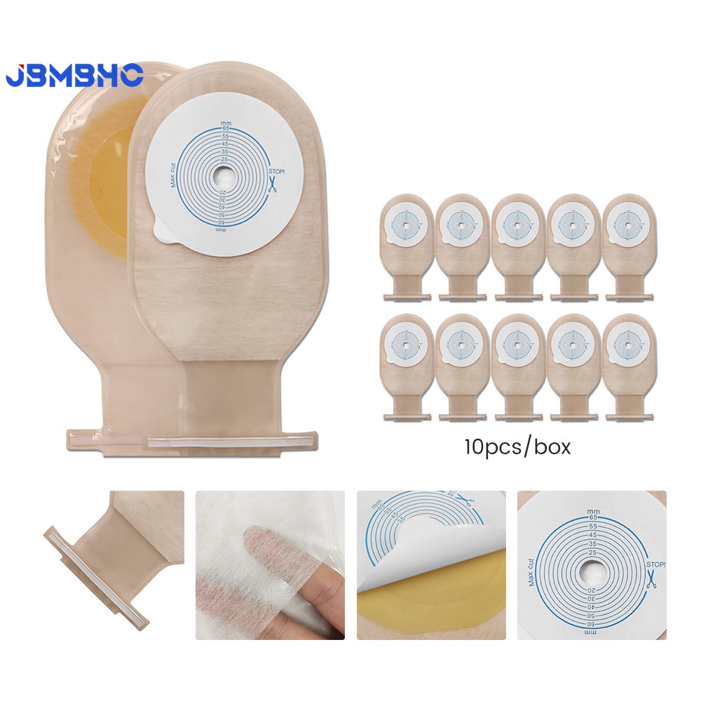 10PCS Disposable Ostomy Bag One-piece Anorectal Bag Ostomy Bag Stool ...