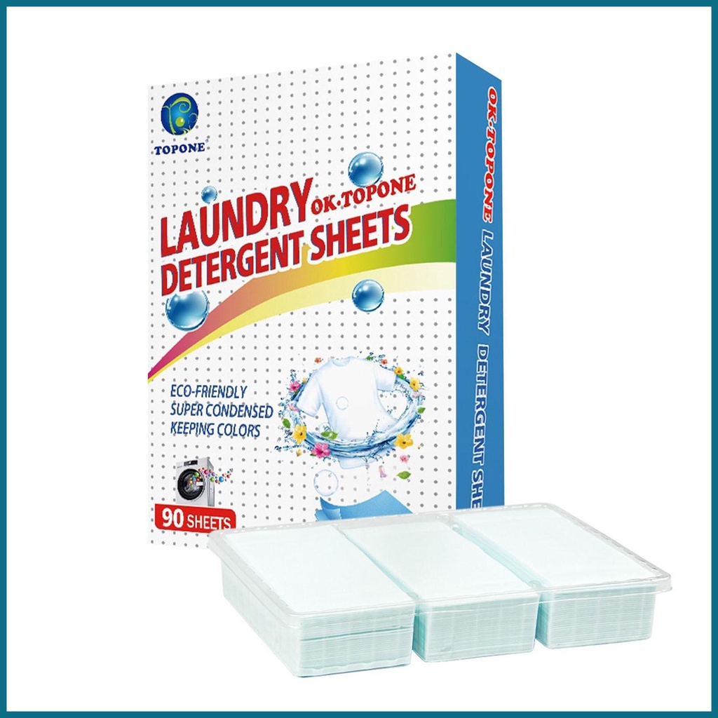 Laundry Sheets Detergent Eco Friendly Laundry Soap Long Lasting Scent