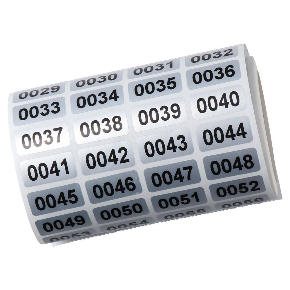 【Fast Shipping】SKETCHZY Inventory Stickers, Self-Adhesive Black Number ...