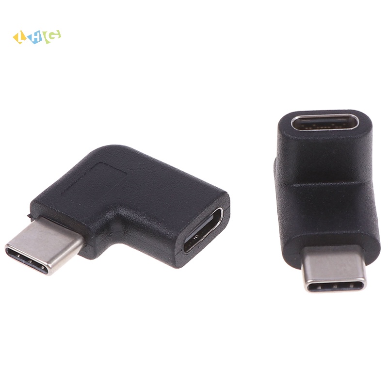 [LHG] Right Angle 90 Degree USB 3.1 Type C Male To Female USB-C ...