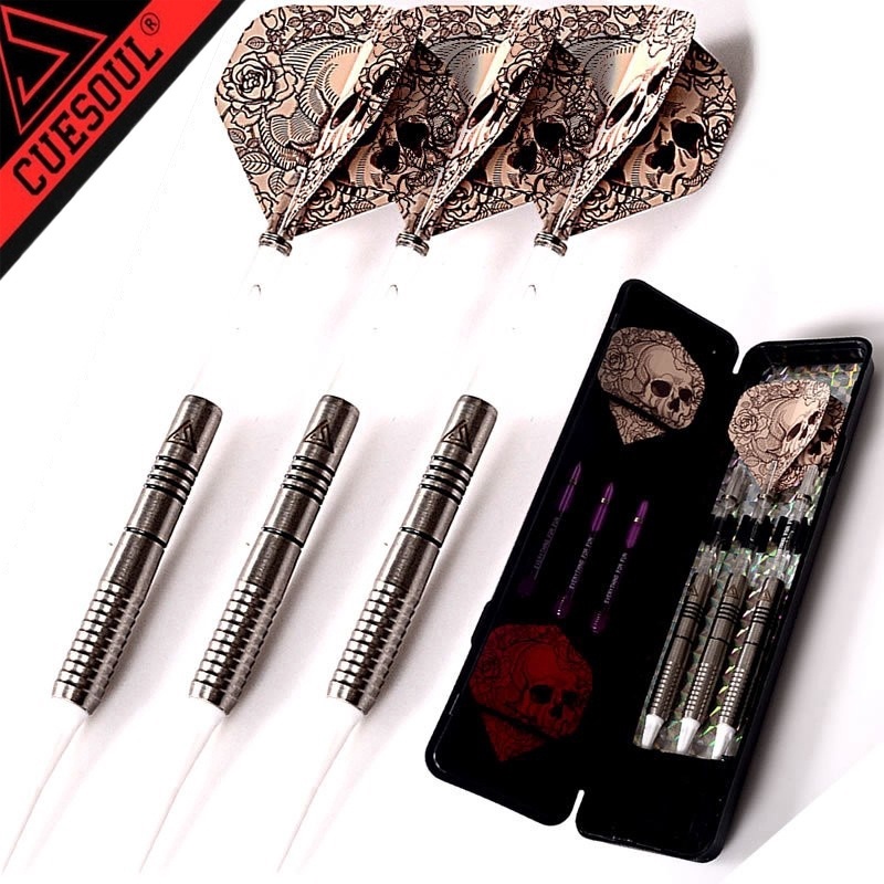 CUESOUL Chinese Zodiac Tiger 20g Soft Tip 90% Tungsteno Dart Set Con Rivestito In Titanio E Integrato ROST T19 Flight - 5
