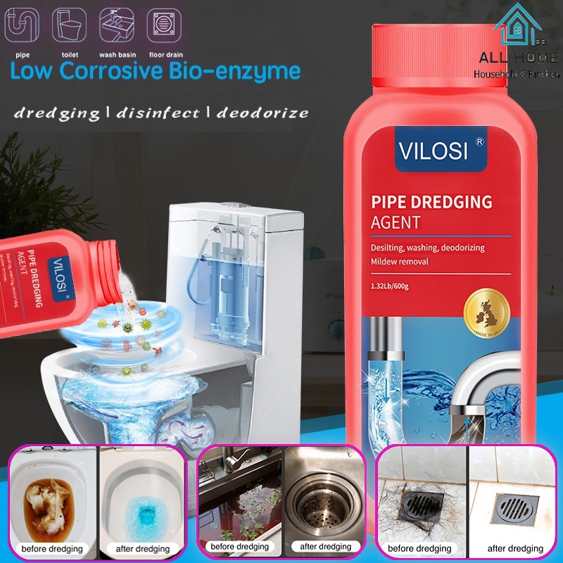 Powerful Clog Remover 600g Dissolves Grease Hair and Food Residue