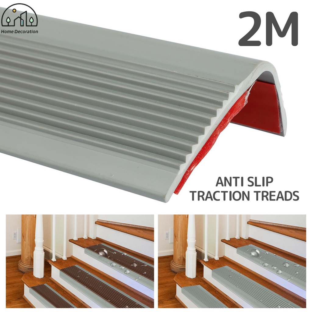 Stair Edge Protector L-Shape Step Edge Trim Strips Non-slip Stair Nose ...