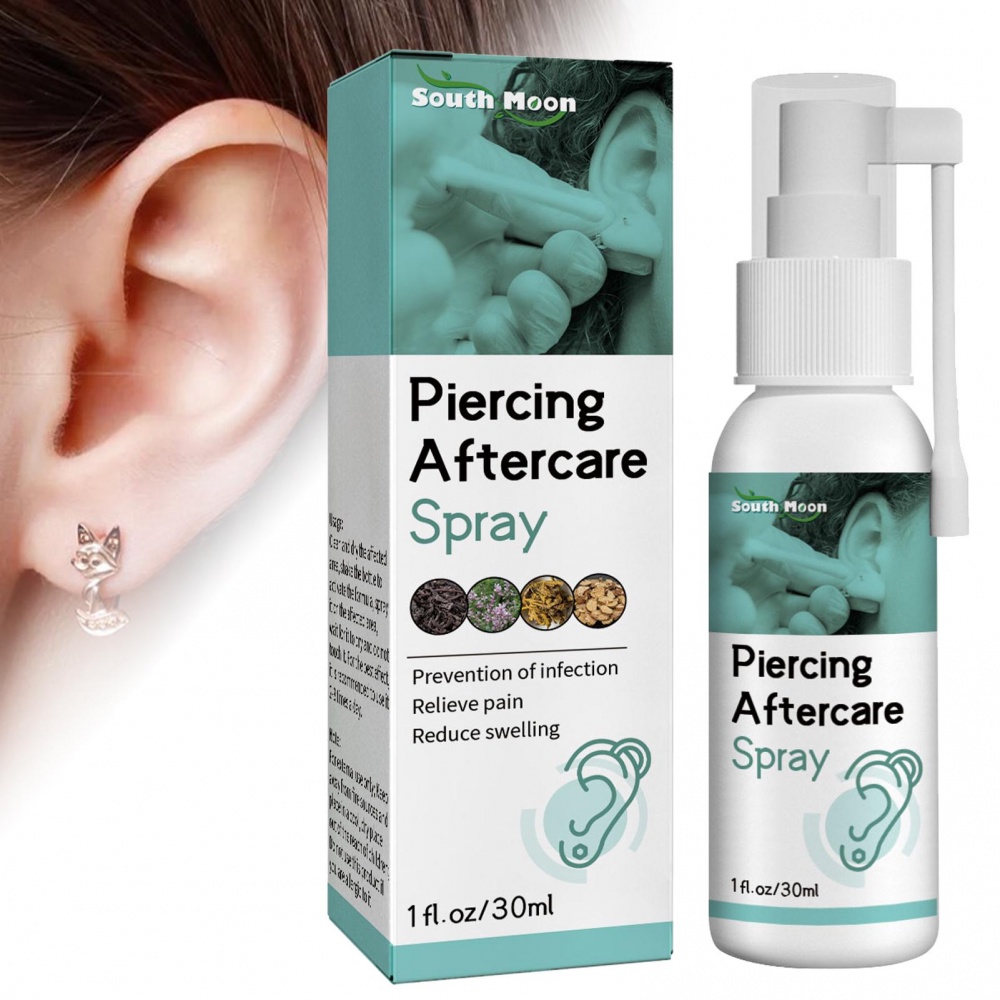 Piercing Aftercare Spray Effective Earring Cleaning Solution Shrink