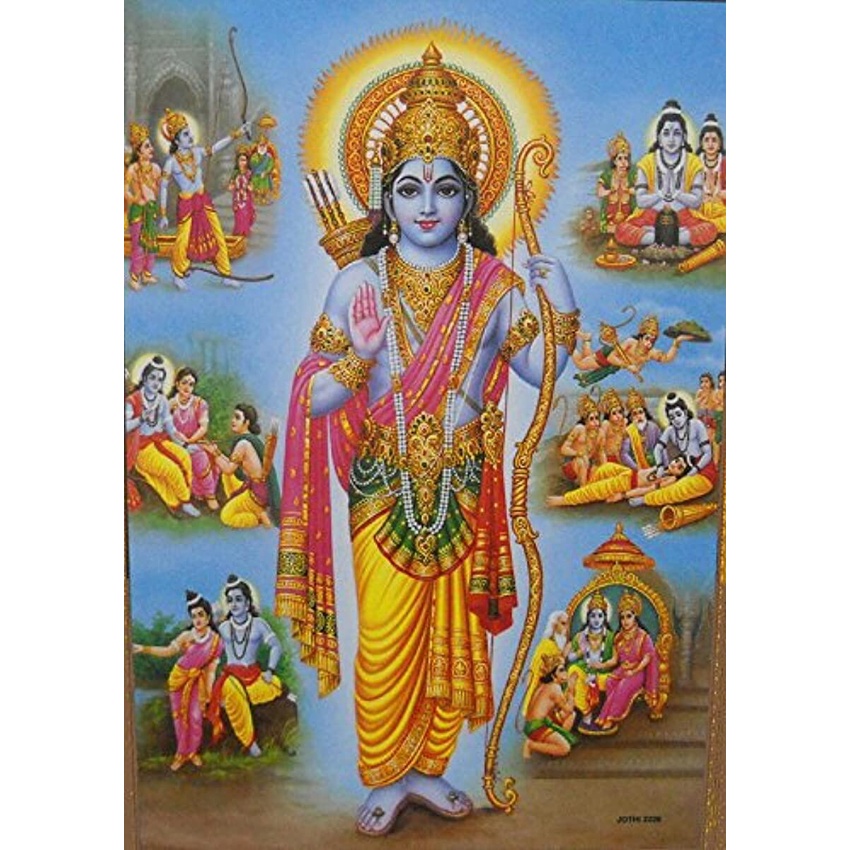 Events In The Life of Lord Rama Poster Hindu God Poster | Shopee ...