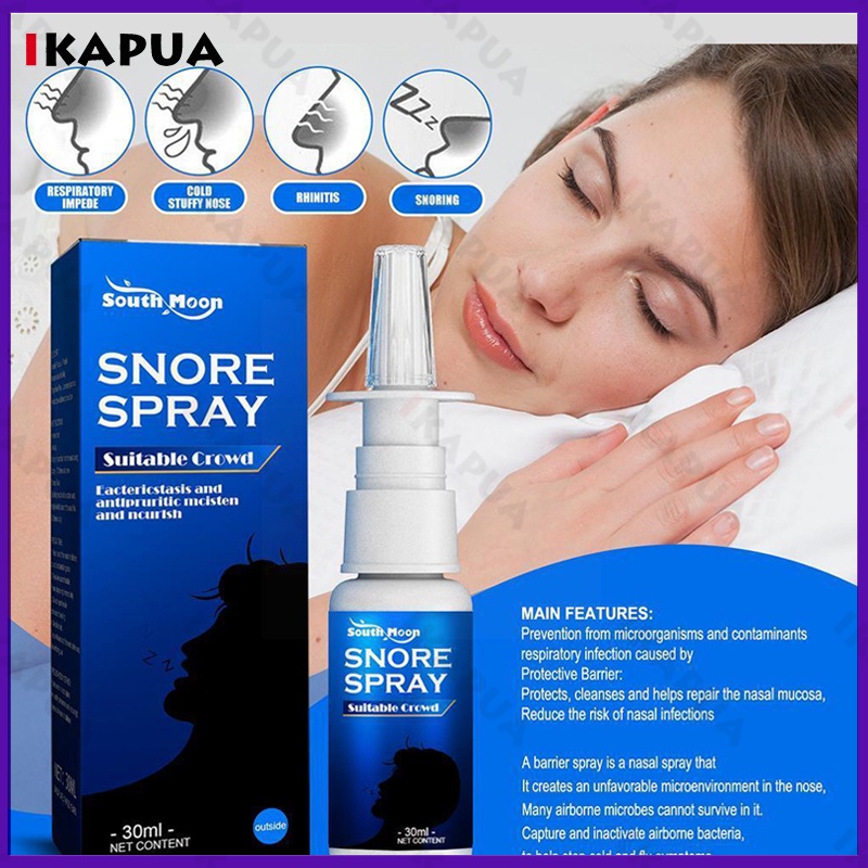 Anti Snore Spray 30ML Portable Anti Snoring Spray Stop Snore Relief ...